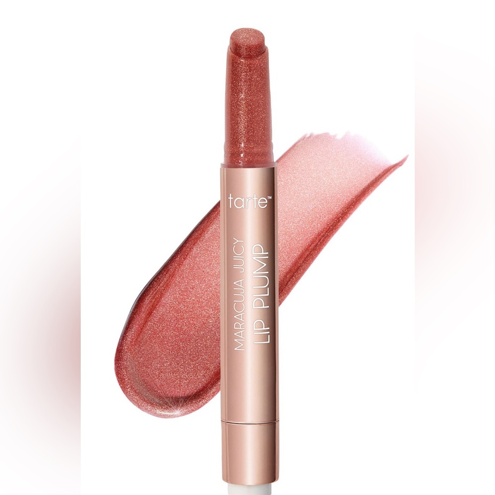 Tarte Maracuja Juicy Lip Plump Shimmer Glass in Rosy Mauve Shimmer Glass NWT